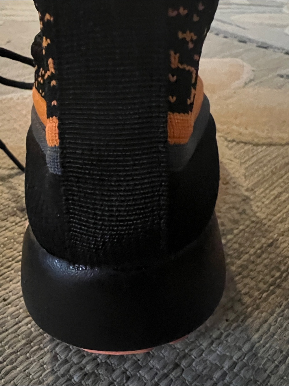 Fashion Nova Black & Orange Women's Slip-On Athletic Sneakers - Picture 4 of 4
